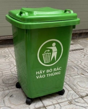 Thùng rác nhựa 60 lít HDPE