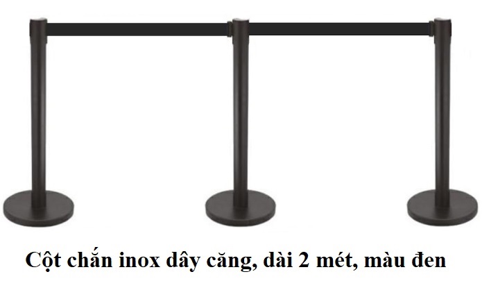 Cột chắn inox G28 - H (dây dài 2m)