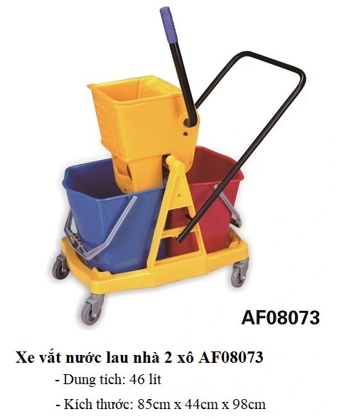 Xe vắt nước lau nhà 2 xô AF08073